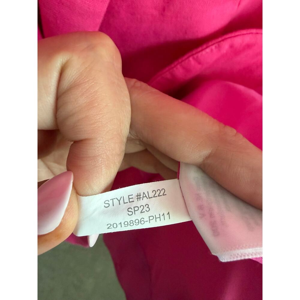 J. Crew Linen-Blend Notch Lapel Single Breasted Blazer Sweet Briar Women's 00 - Picture 9 of 10
